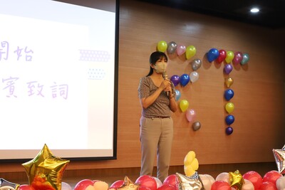 7~護理系郭雅雯主任致詞，勉勵學生圖片