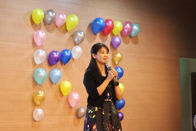 8~呼照系紀妙青主任致詞，勉勵學生圖片