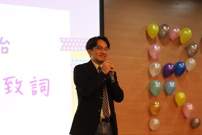 6~李江文分部主任致詞，勉勵學生圖片