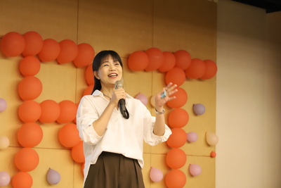 5~護理系郭雅雯主任致詞，勉勵學生圖片