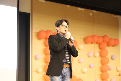 4~李江文分部主任致詞，勉勵學生圖片