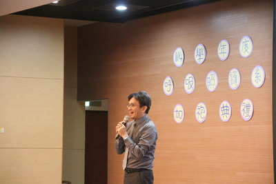 6~李江文分部主任致詞，勉勵學生圖片